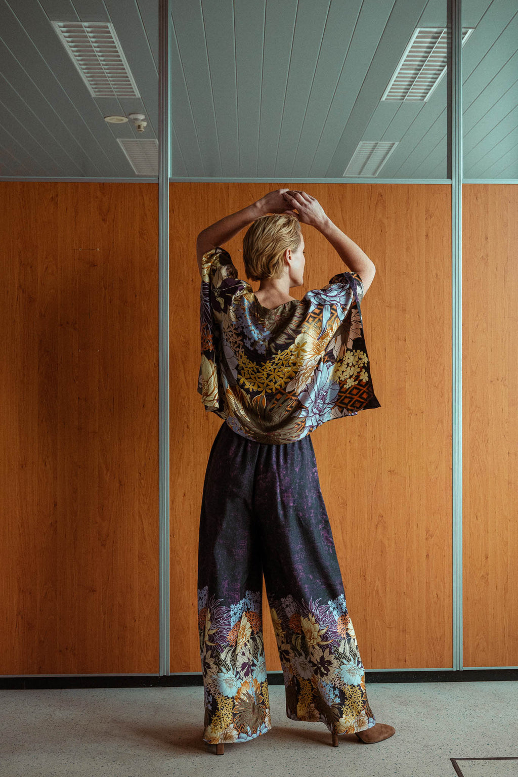 LEO silk blouse