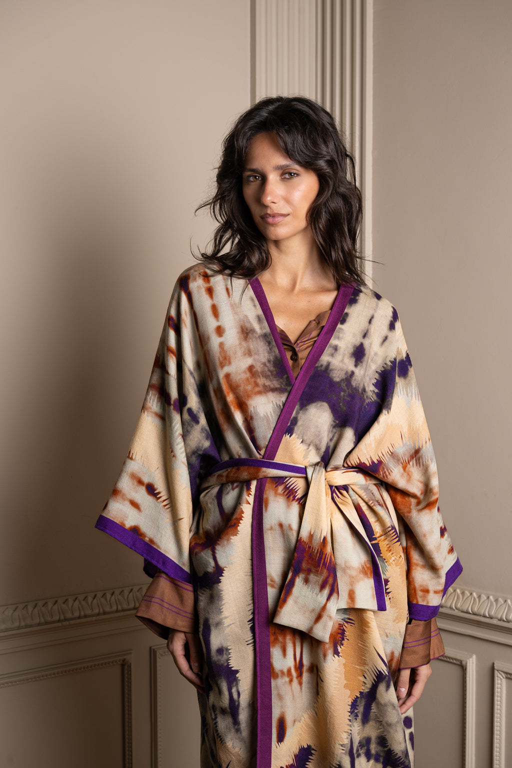 LENNOX wool kimono