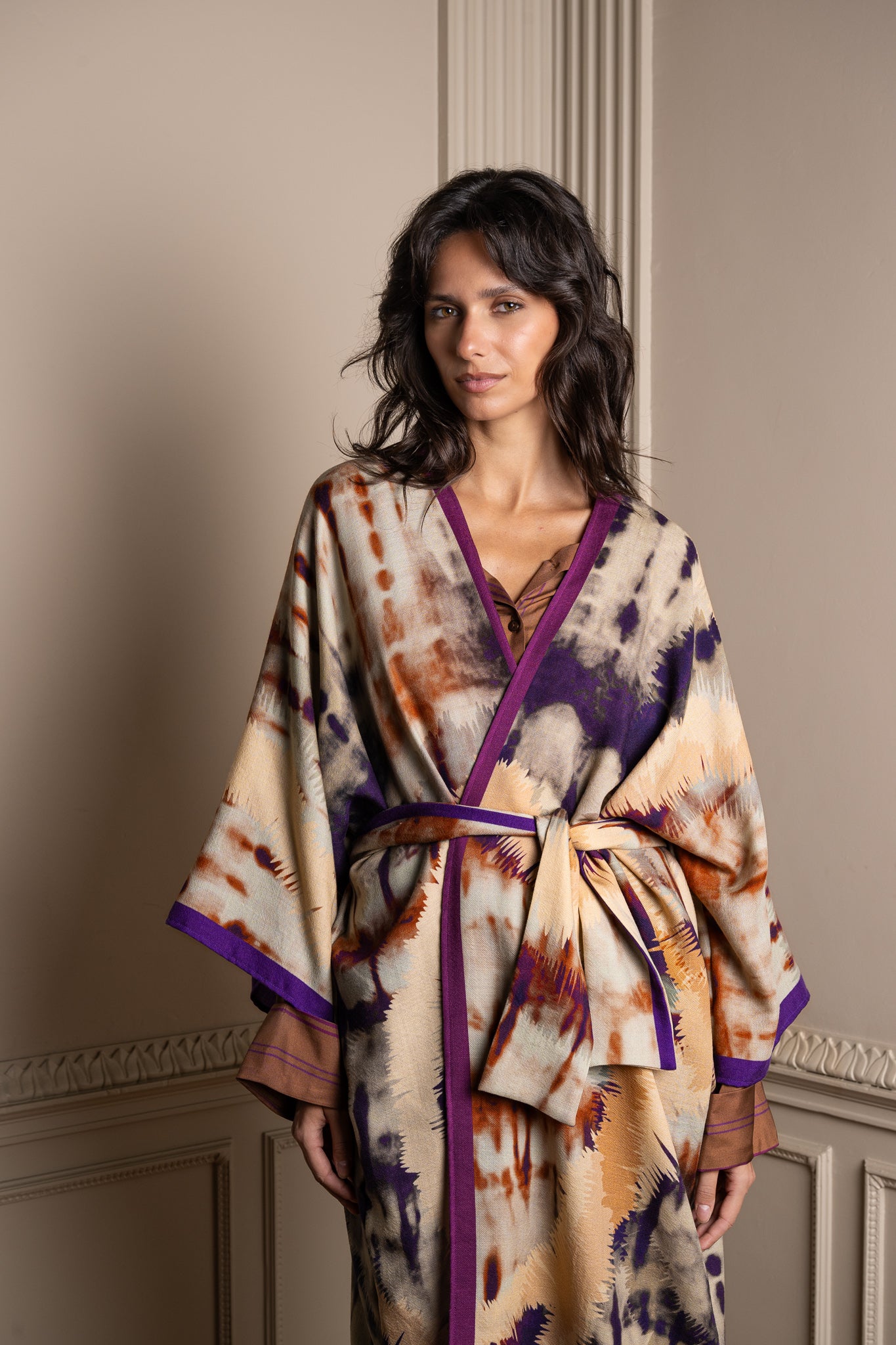 LENNOX wool kimono
