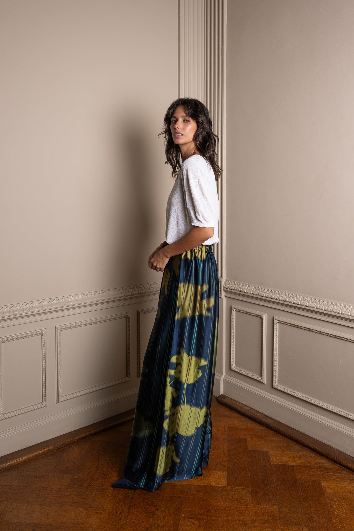 Pantalon en soie MONTREL