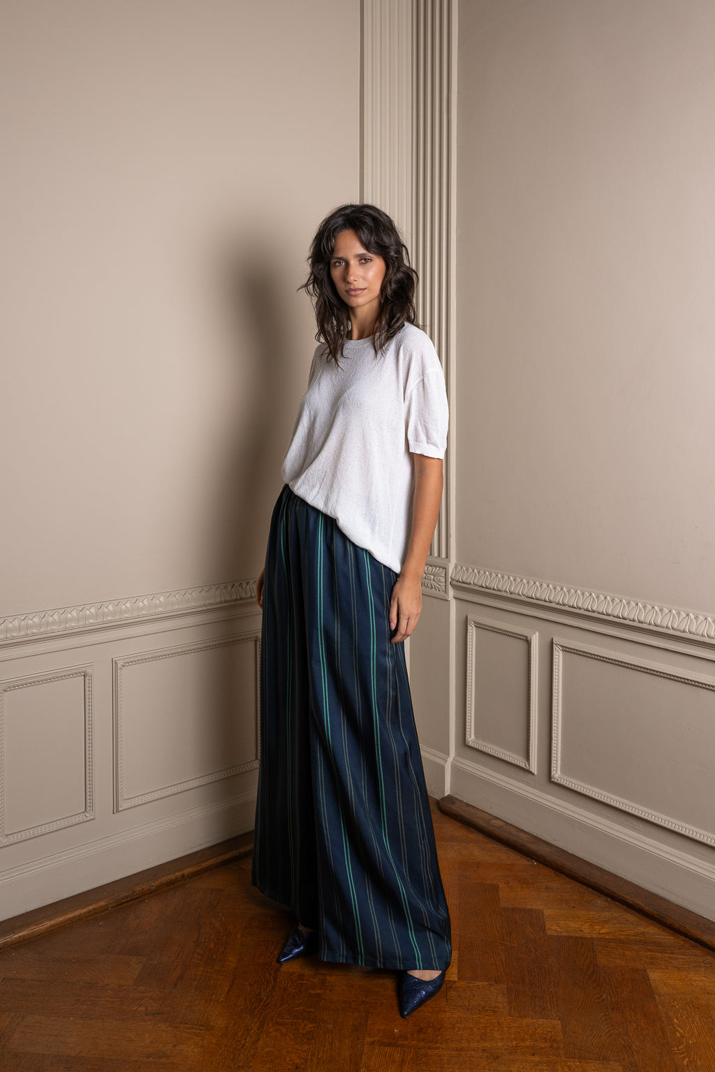 MOON silk trousers