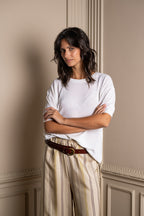 WENKE croco leather belt