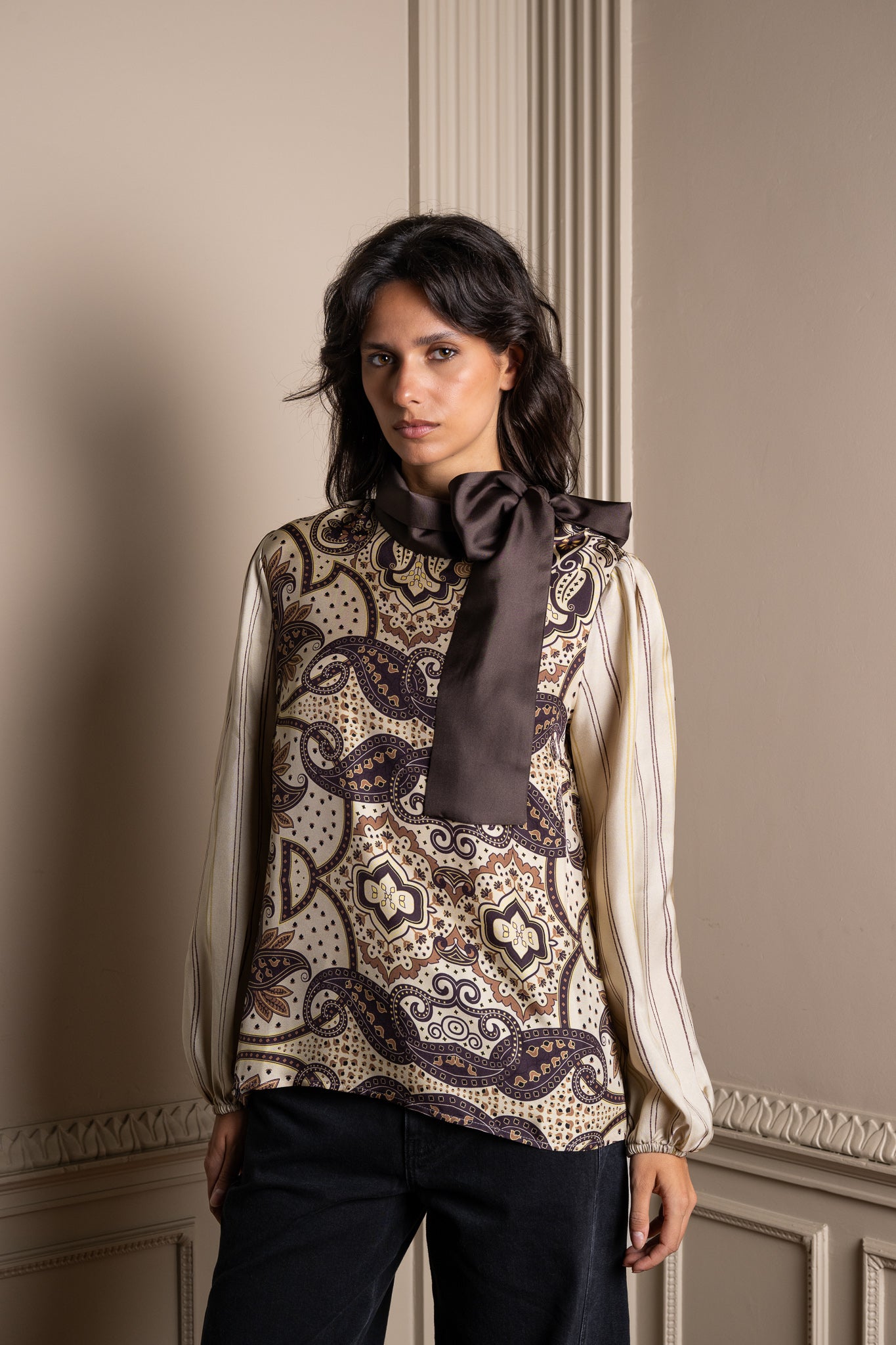MONA silk blouse