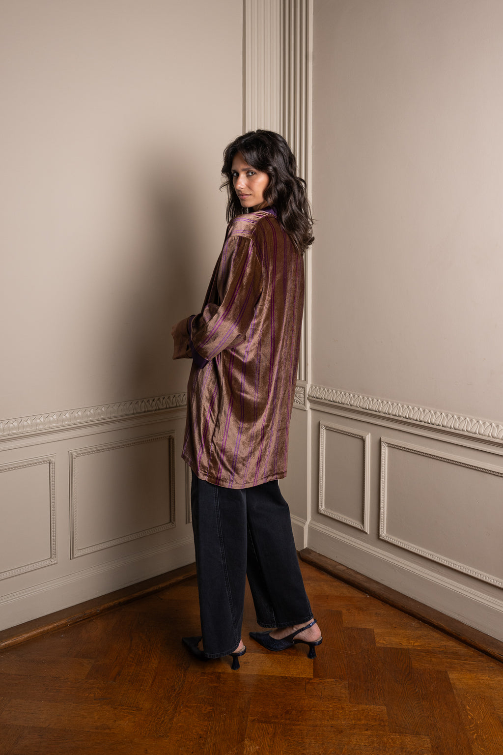 Kimono en velours MORRIS
