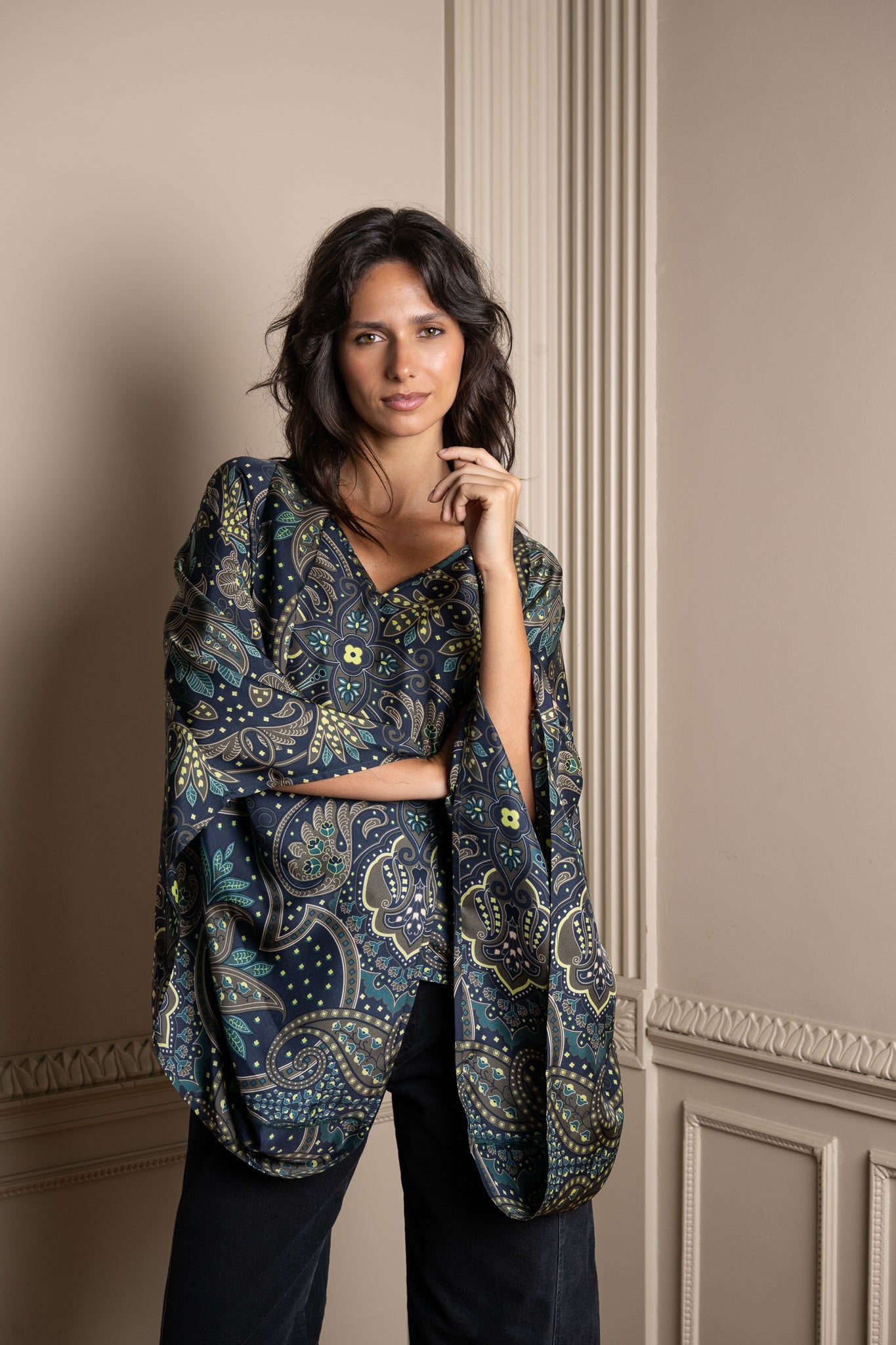 MONICA silk blouse