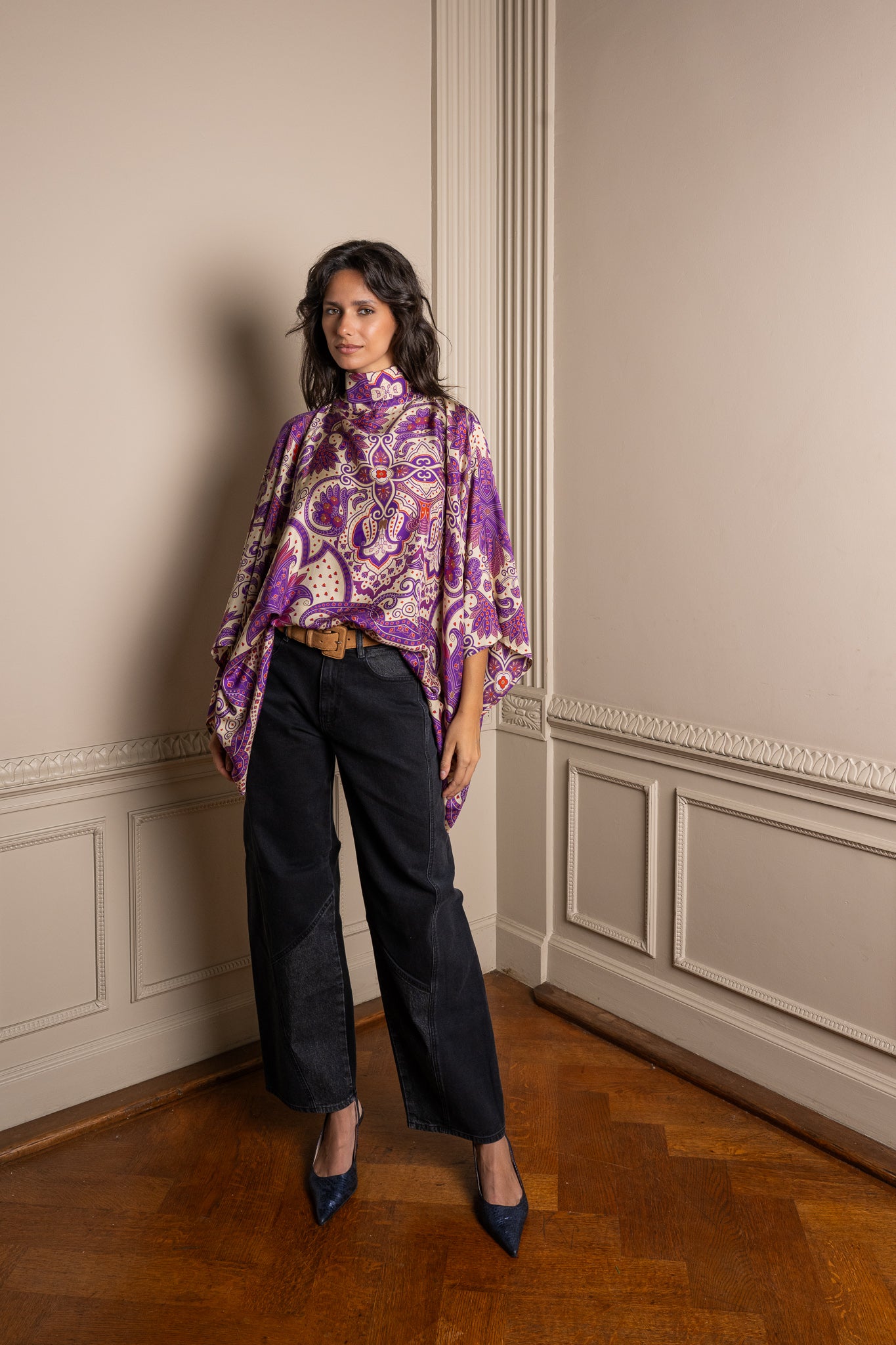 MONICA silk blouse
