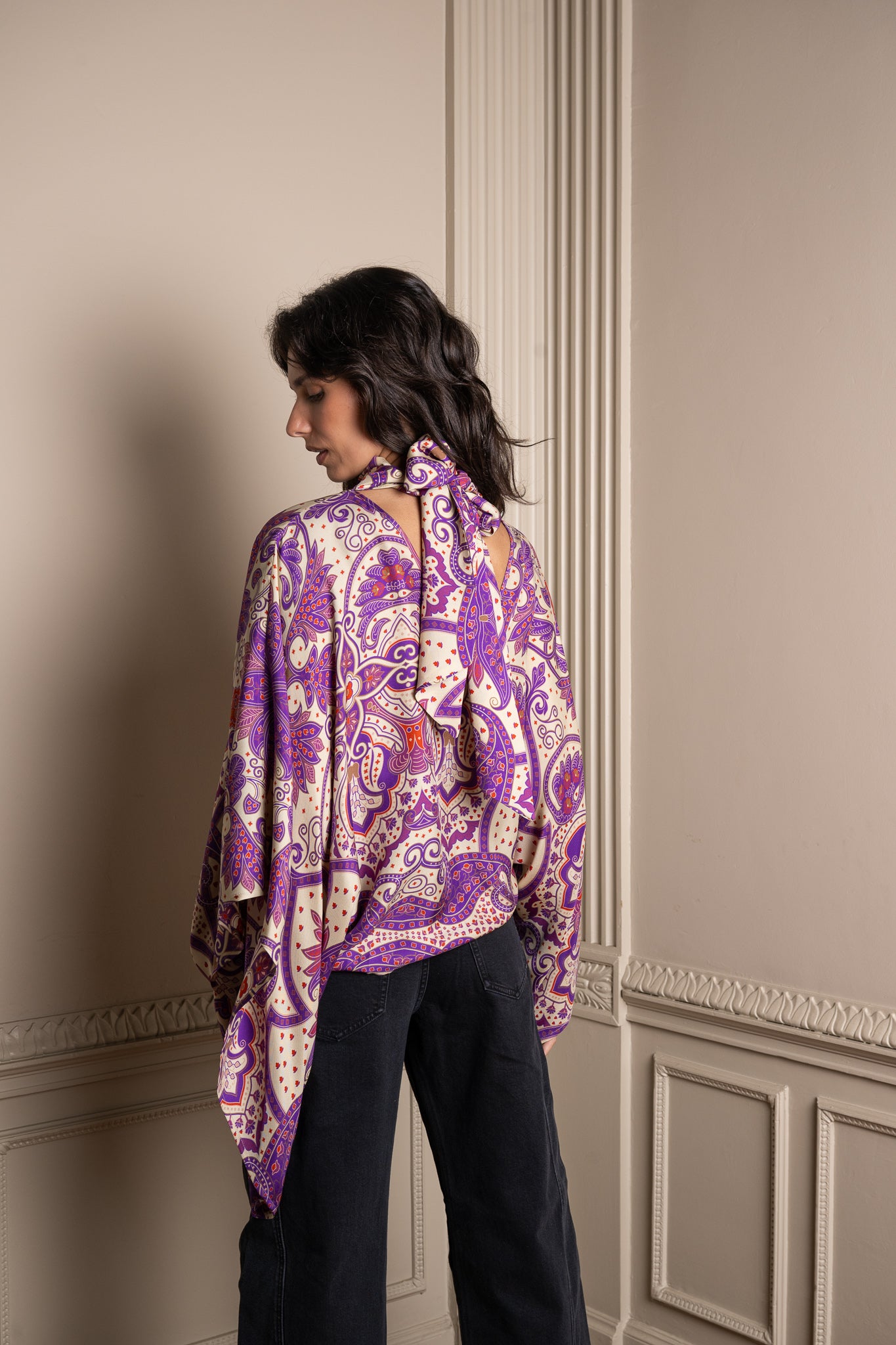 MONICA silk blouse