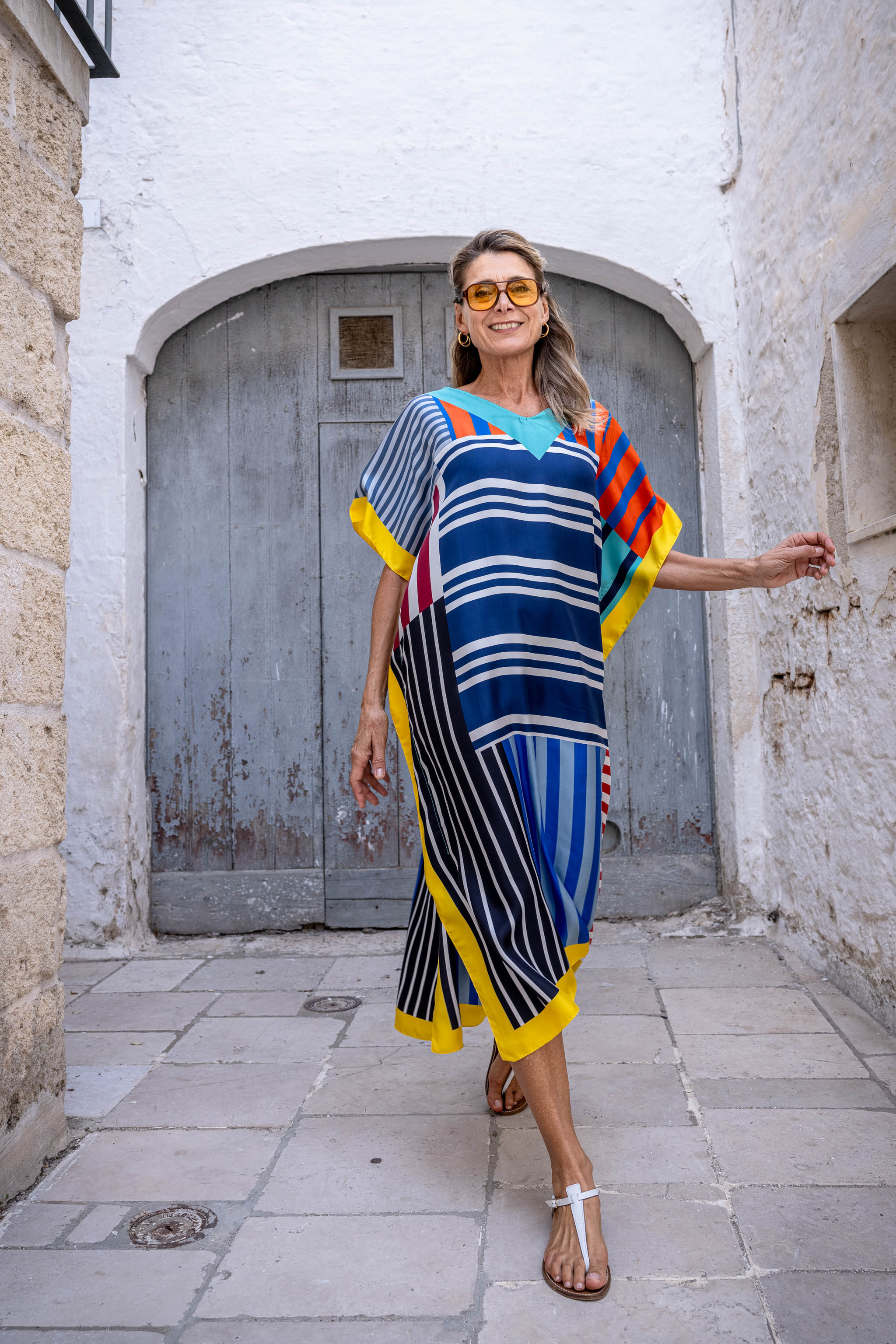 RAMSEY silk kaftan