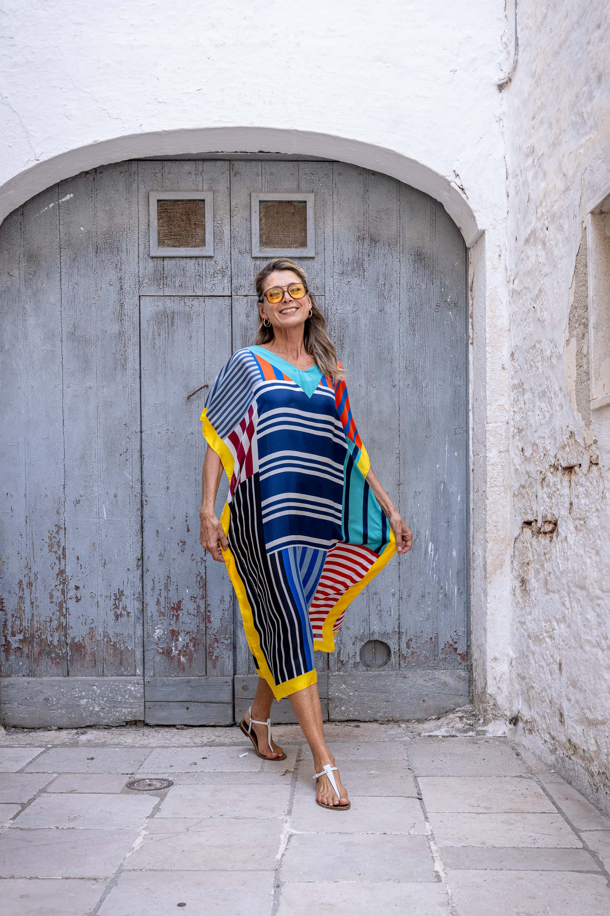 RAMSEY silk kaftan