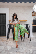 DYLAN silk trousers