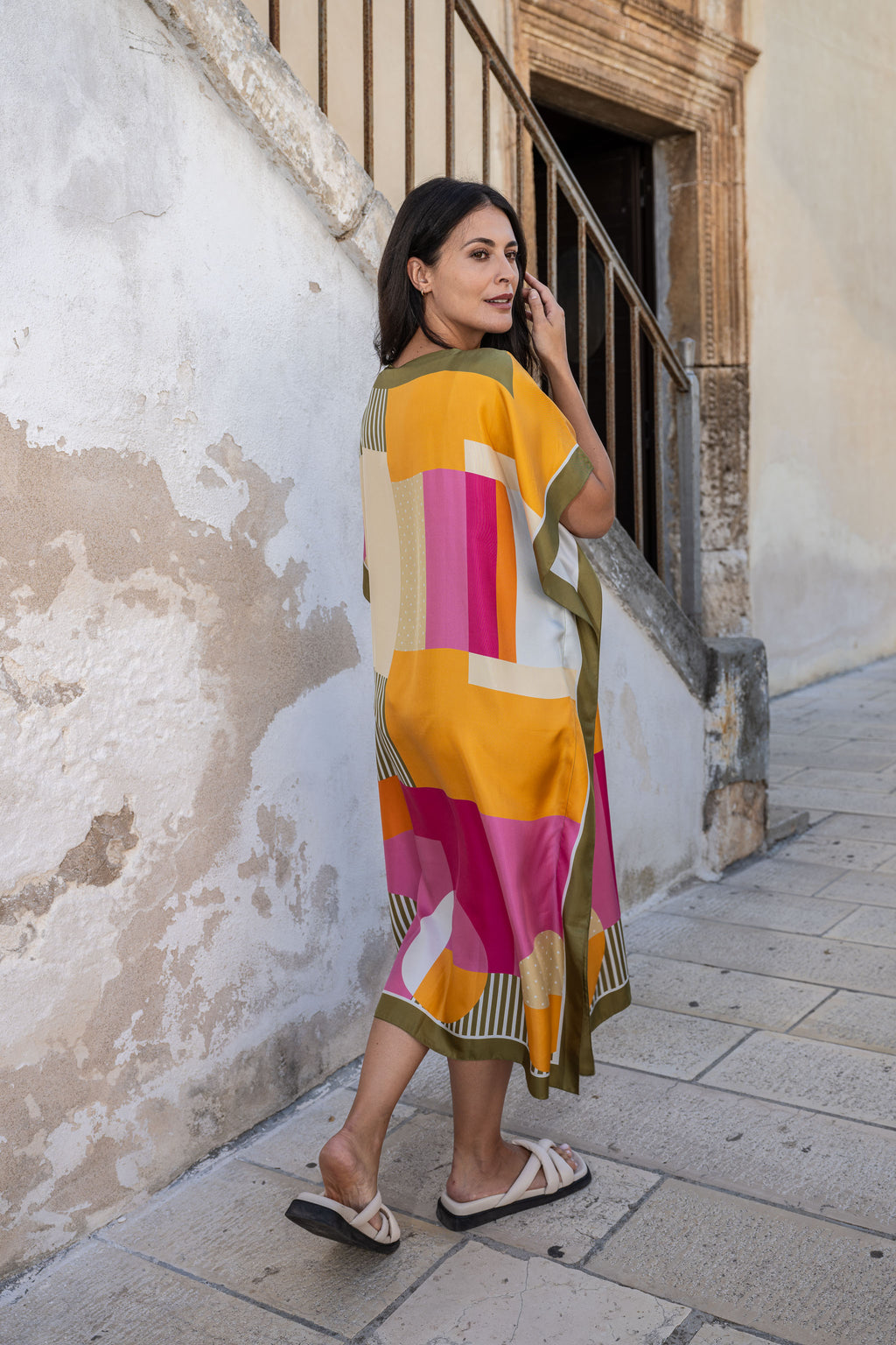 PRECIOUS silk kaftan