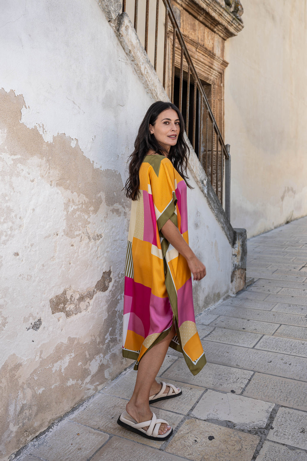 PRECIOUS silk kaftan
