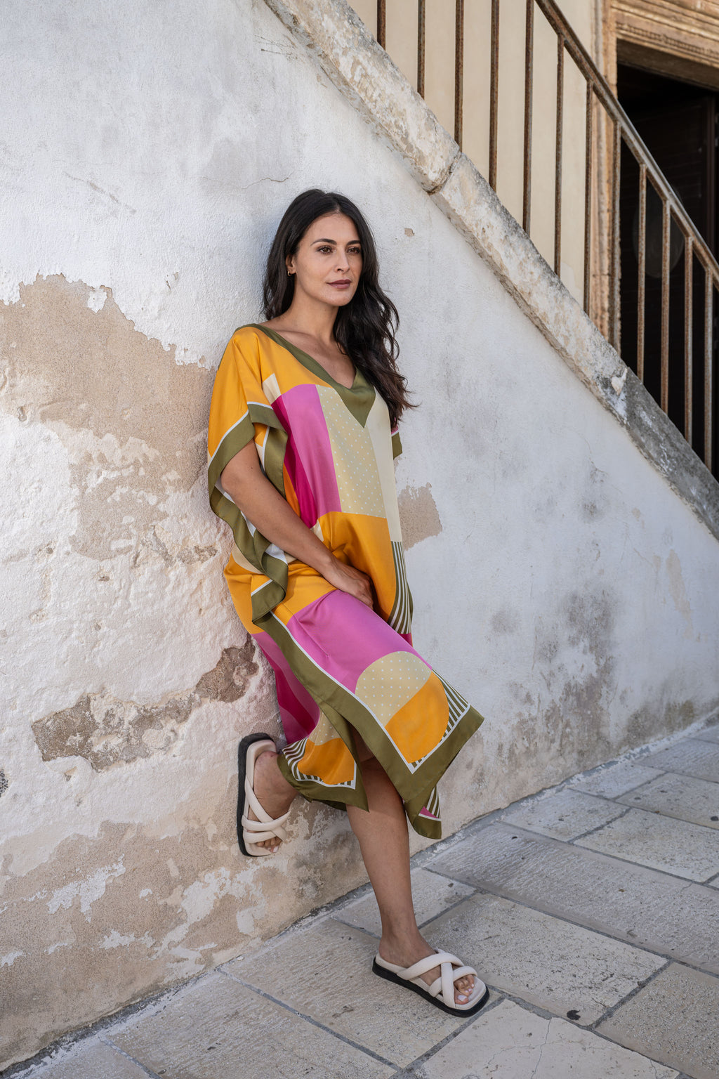 PRECIOUS silk kaftan