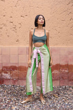 DELPHUS pantalon soie