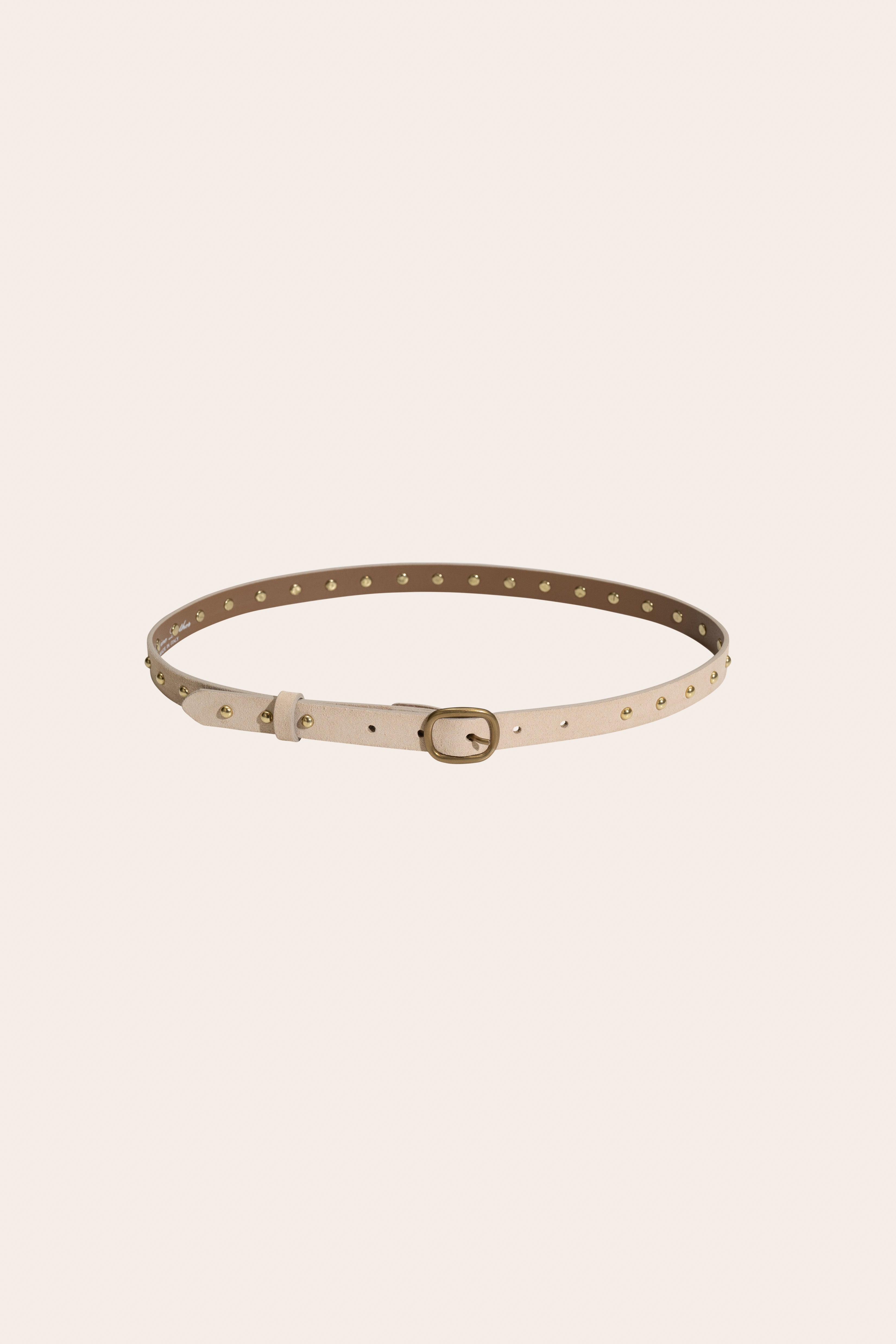 WALDO suede belt