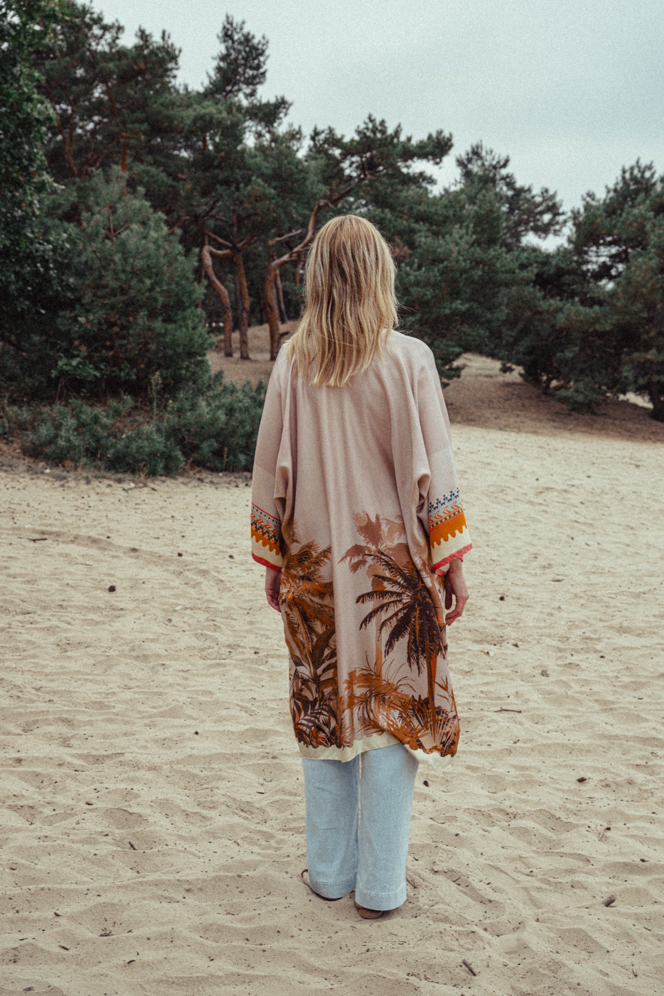 HADLEY silk kimono