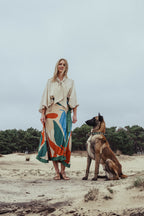 MIA silk kimono blouse