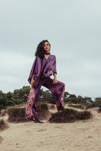 MILAN silk trousers