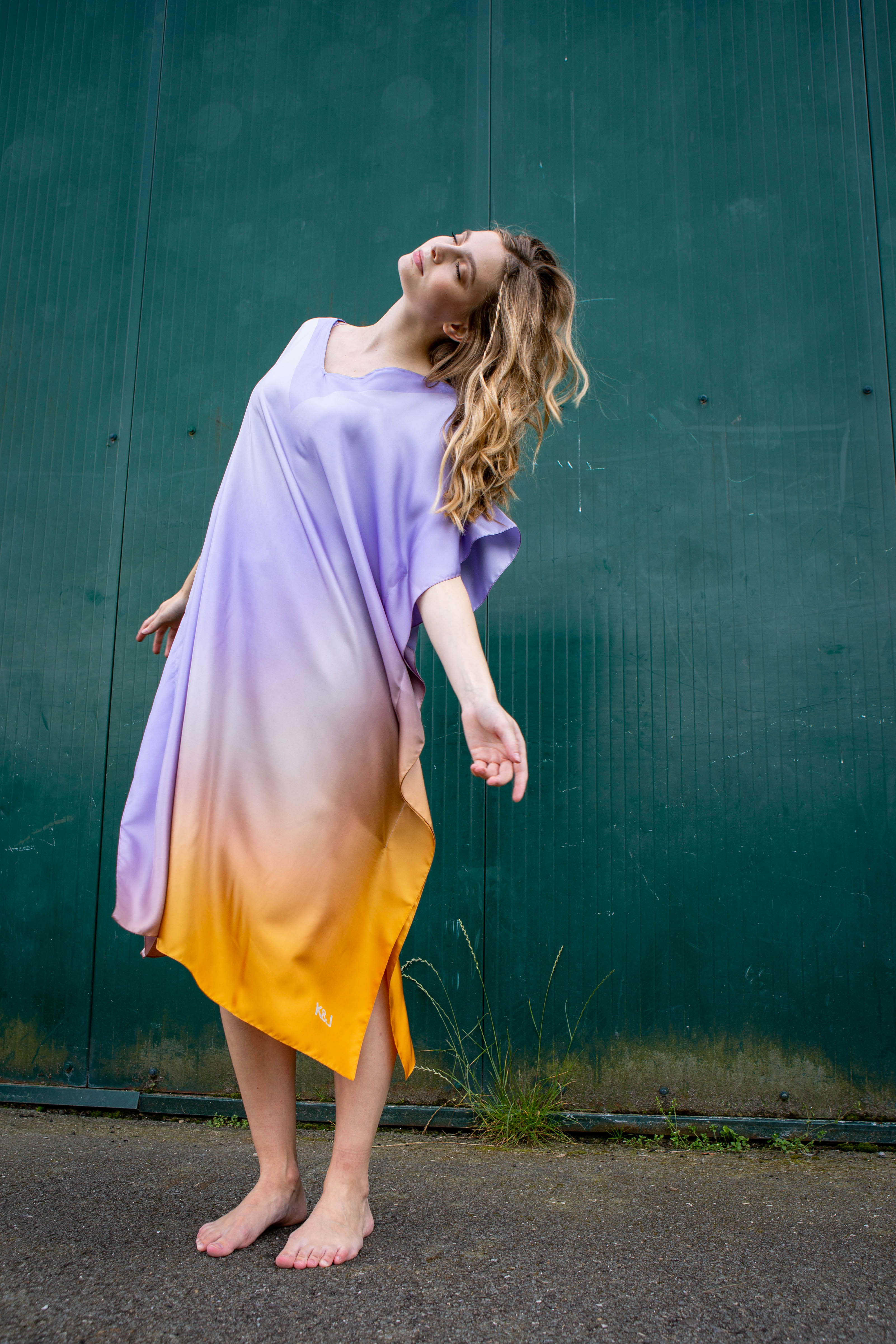 PRIDE silk kaftan