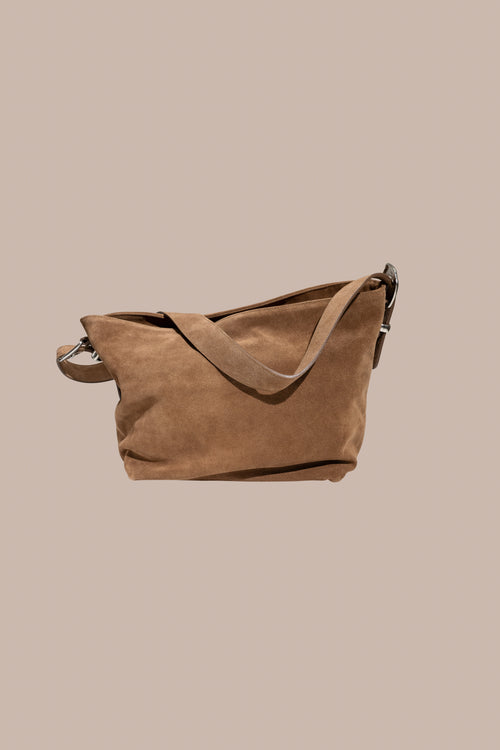 BROOKS suede bag
