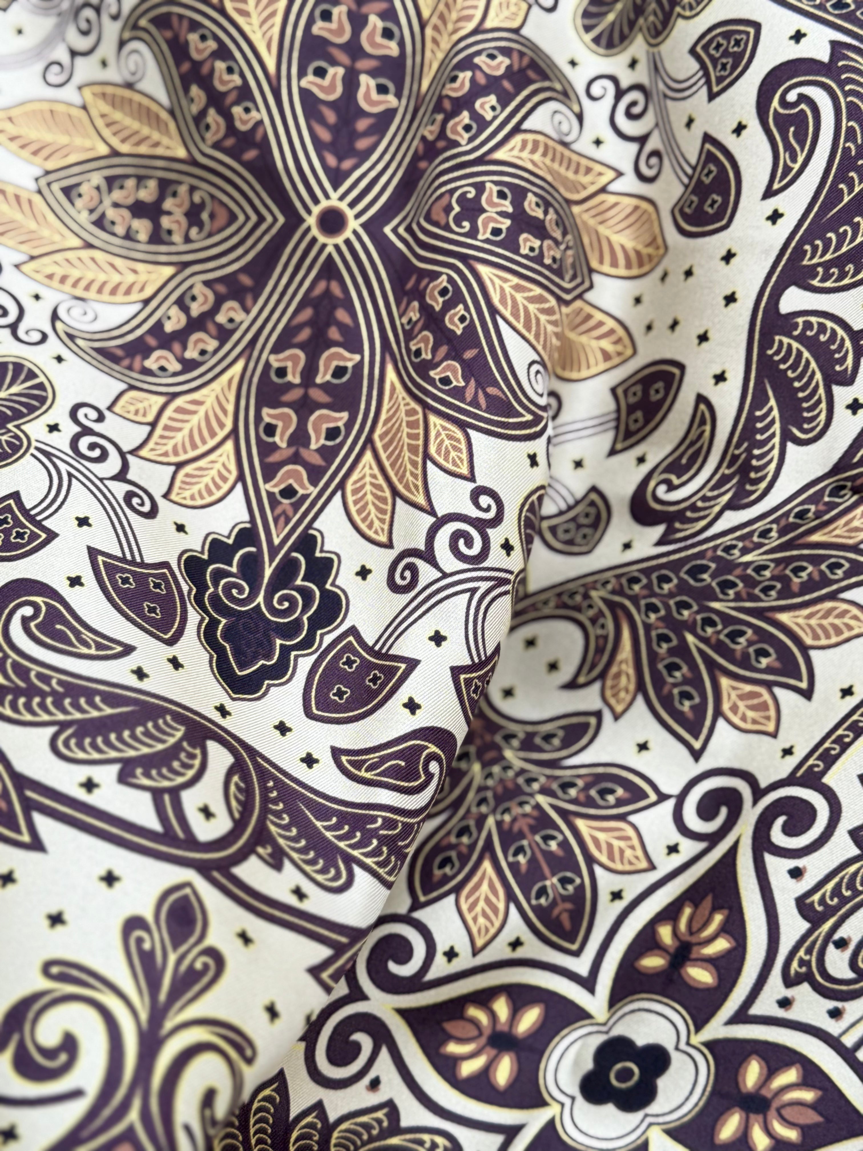 MOSHI FLOWER silk scarf