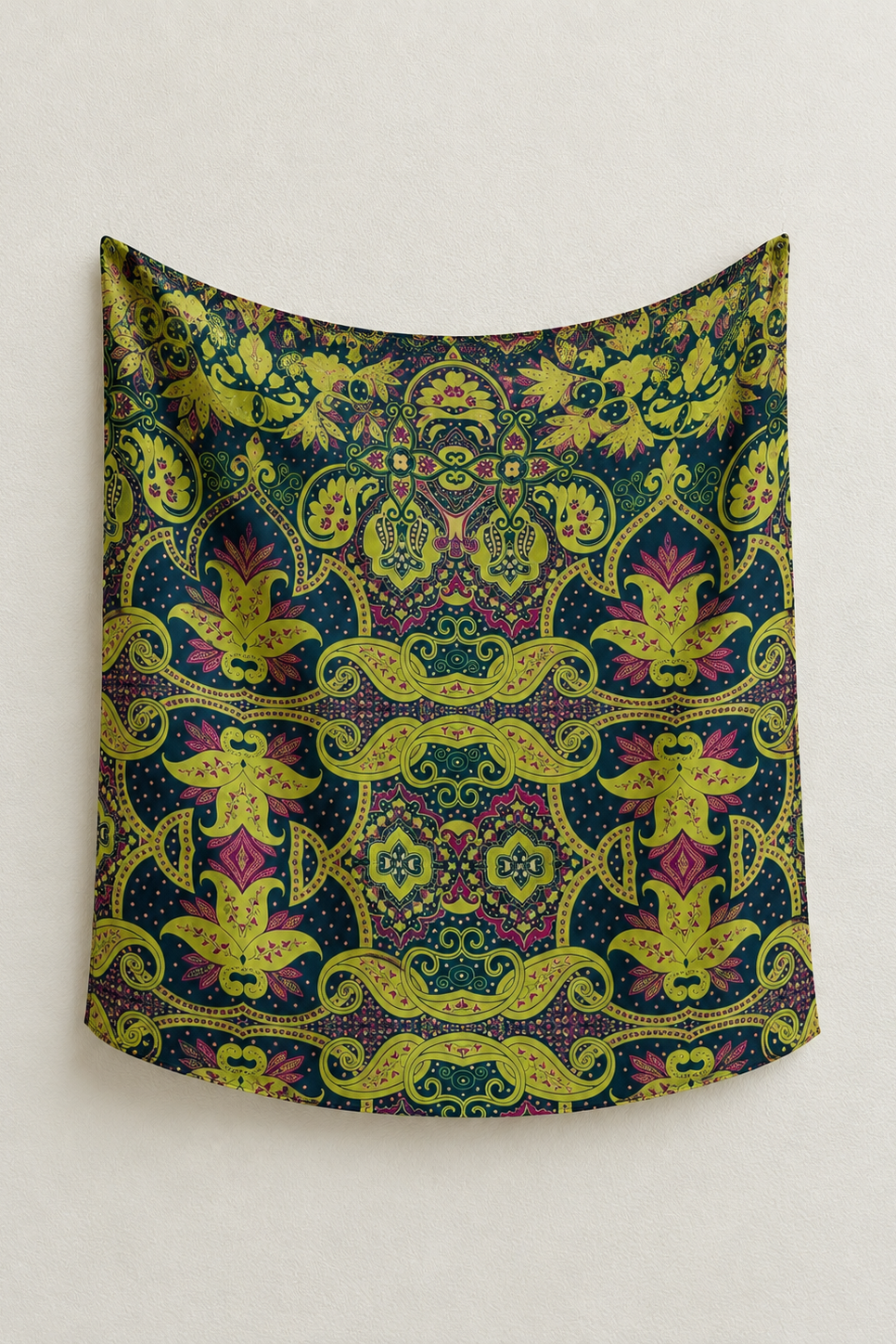 MOSHI FLOWER silk scarf
