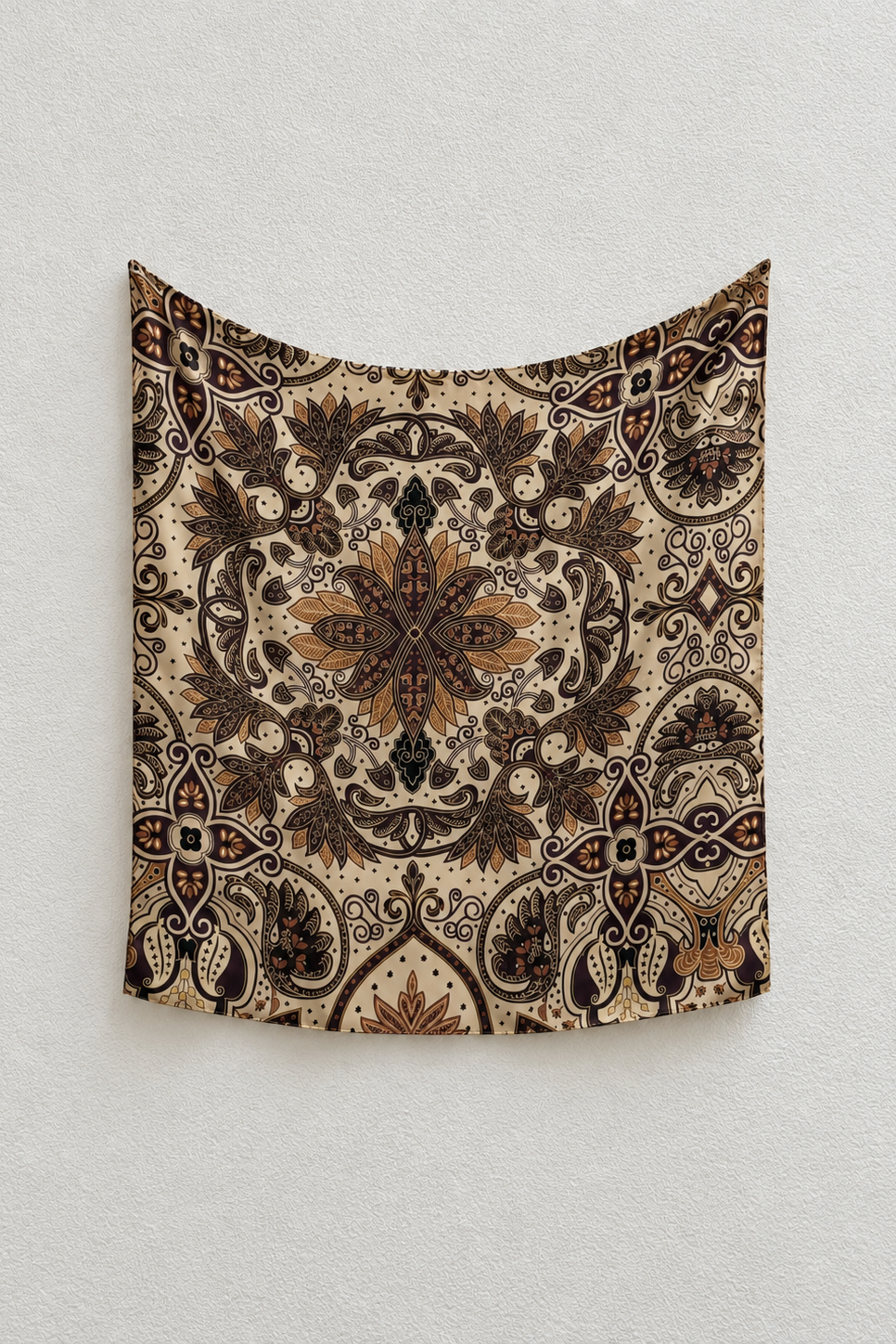 MOSHI FLOWER silk scarf