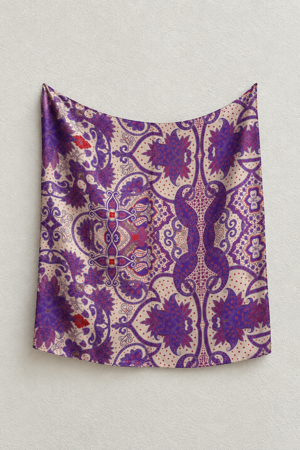 MOSHI FLOWER silk scarf