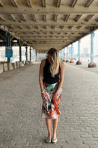 Oksana silk skirt - Upcycled