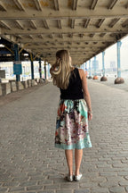 Oksana silk skirt - Upcycled