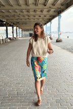 Olivia silk skirt - Upcycled