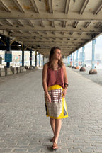 Otylia silk skirt - Upcycled