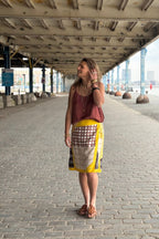 Otylia silk skirt - Upcycled