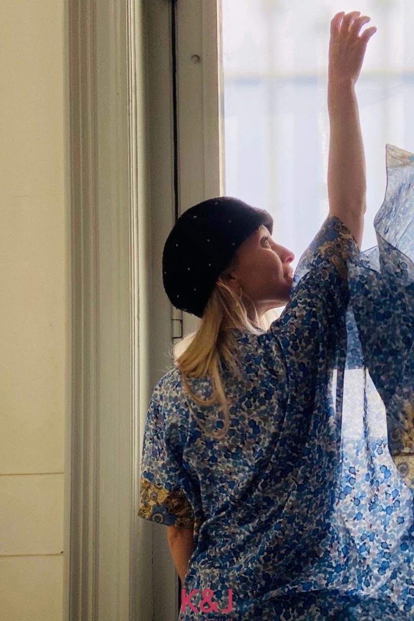PARIS cotton kimono