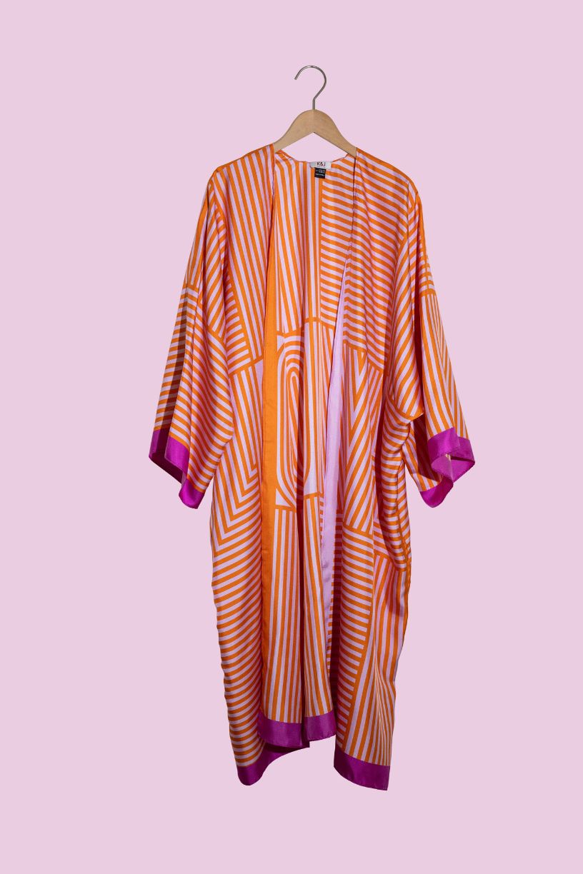 ROISIN silk kimono