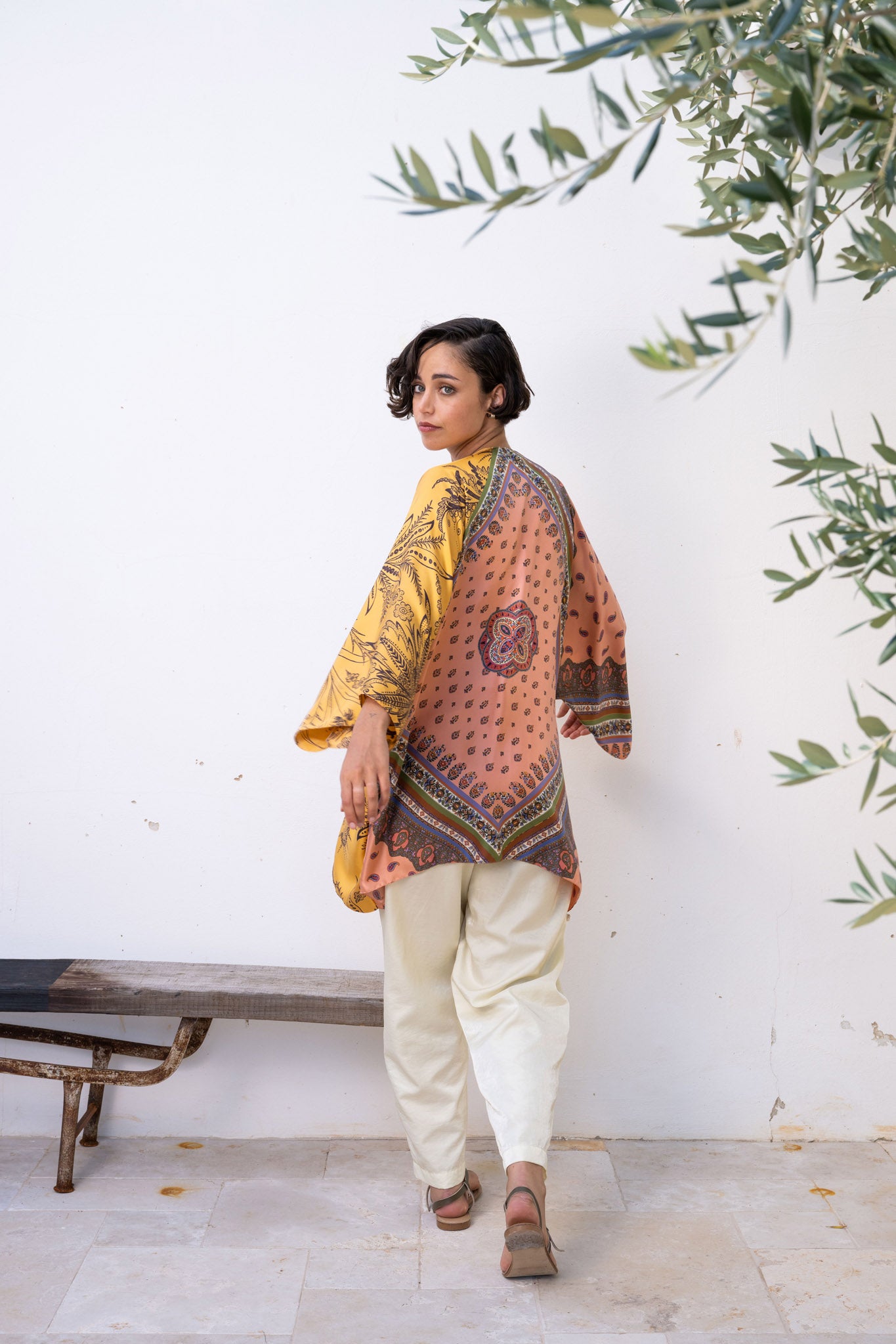 ROSA silk kimono