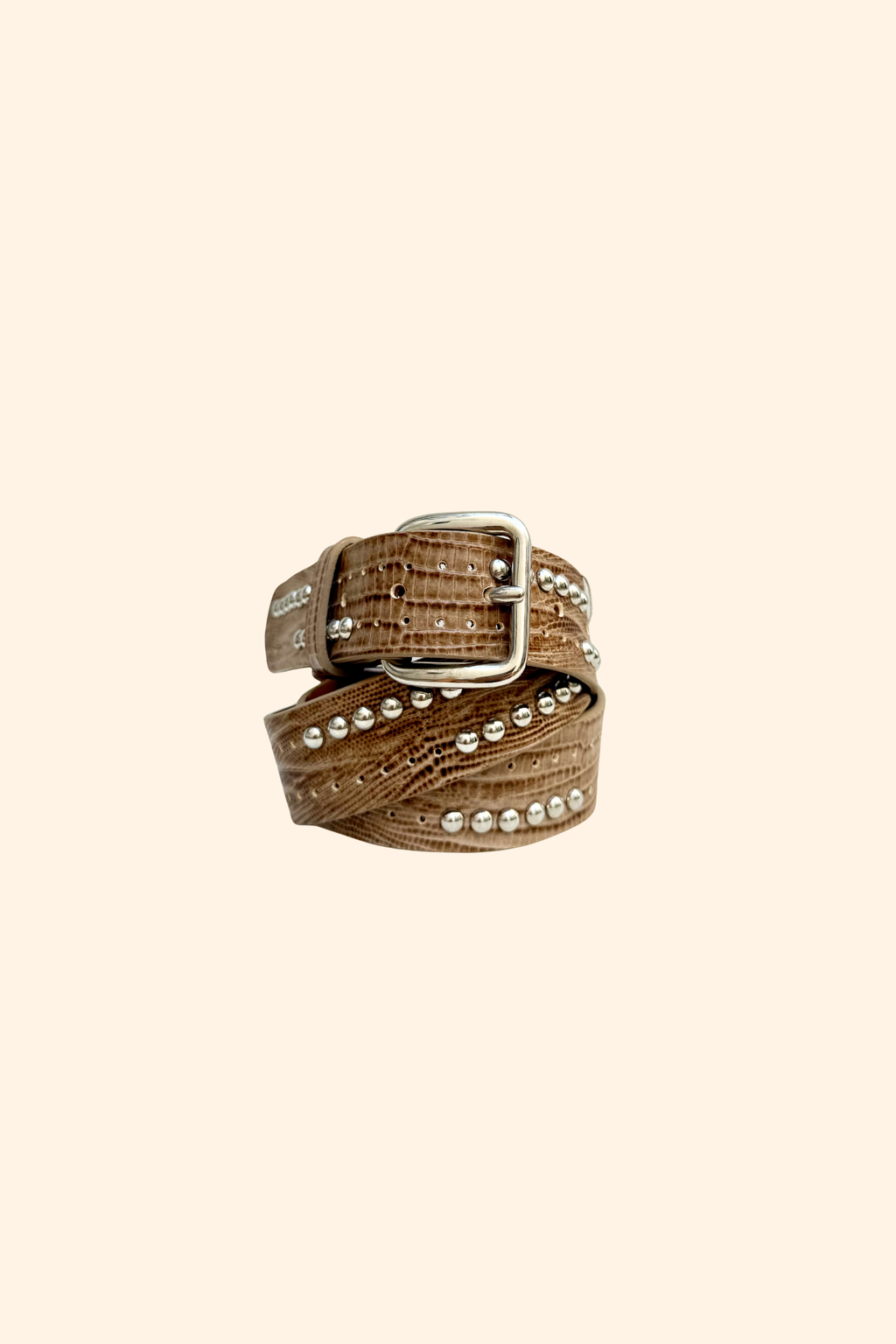 SIA leren riem met studs