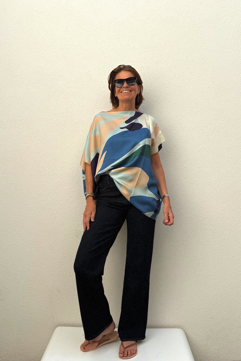 MON silk blouse