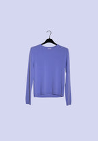 lilac wool long sleeve pull