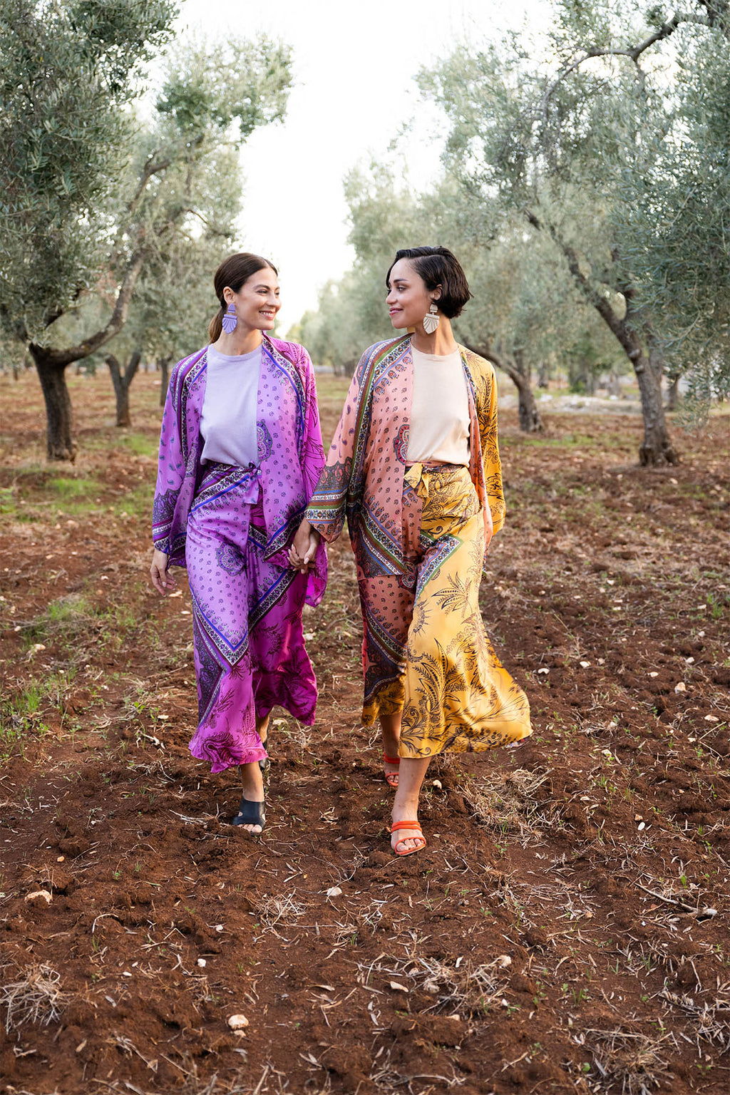 ROSARIO silk pants