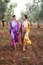 ROSARIO silk pants