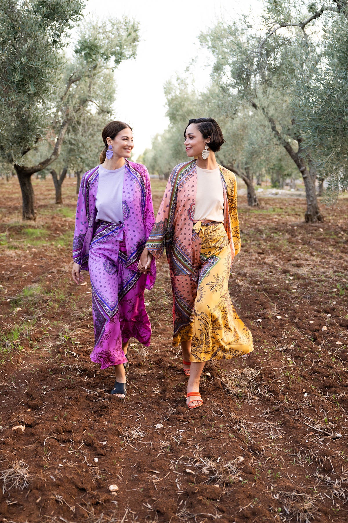 ROSARIO silk pants