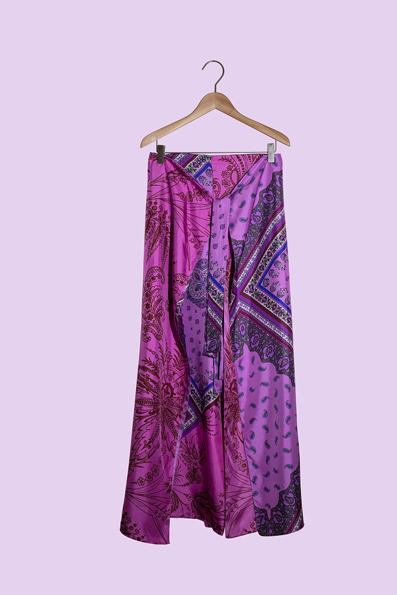 ROSARIO silk pants