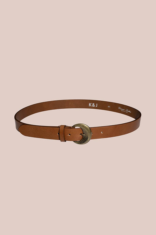 TRACE leather belt