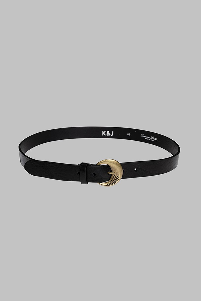 TRACE leather belt