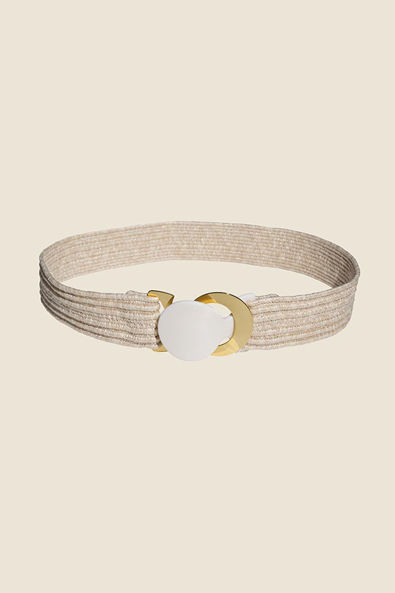 TIFFANY raffia riem