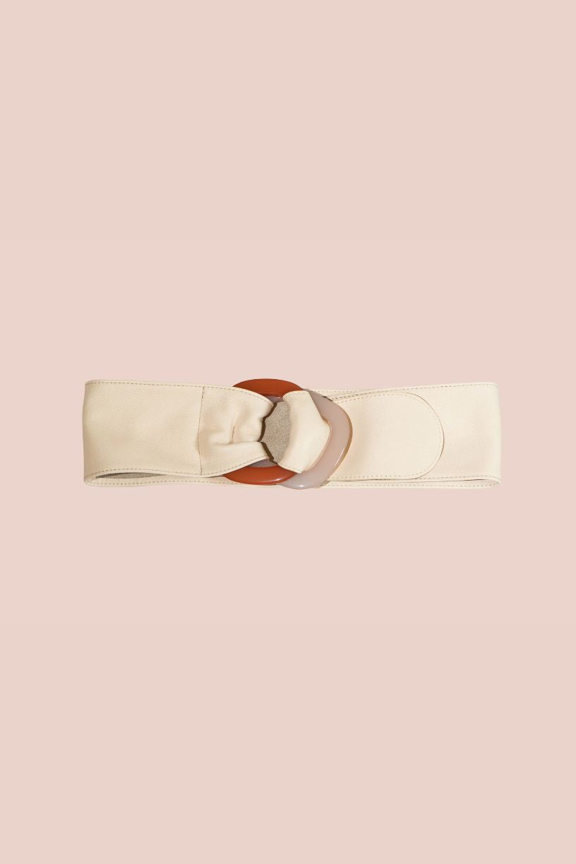 Ceinture cuir-résine GERALDINE
