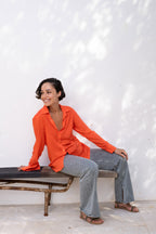 PATTERSON cotton blouse