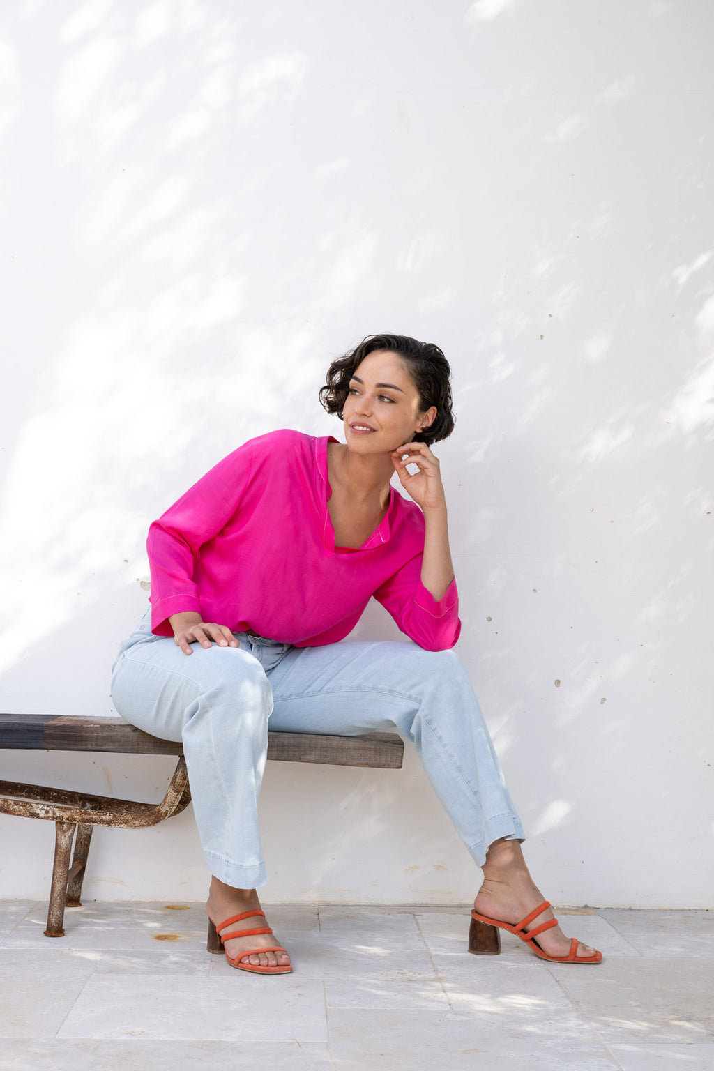 PEMBROKE silk blouse