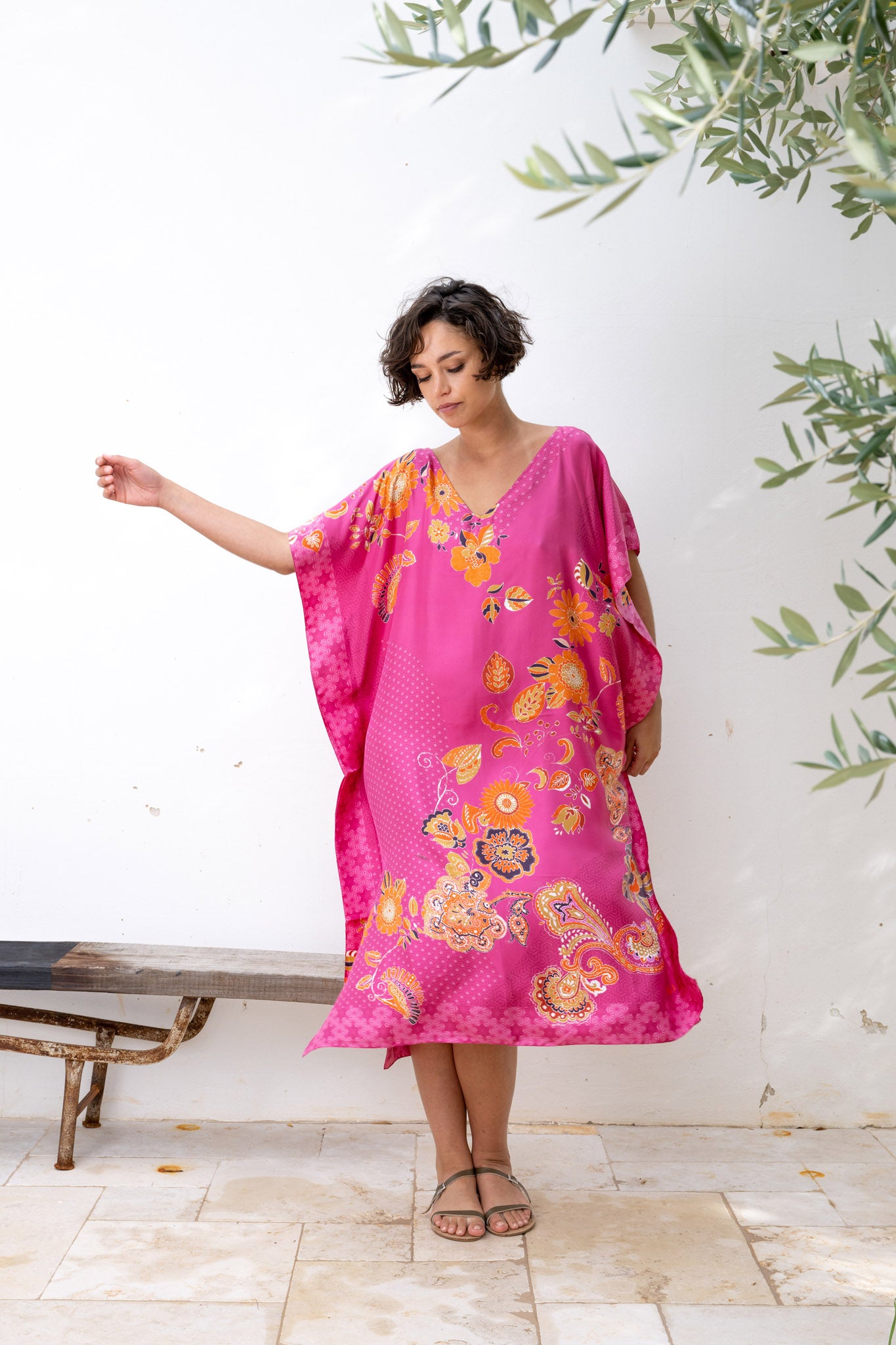 PRUDENCE silk kaftan
